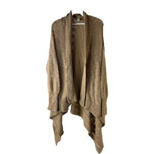 Everything Alpaca Lightweight Knit Open Draped Cardigan Sweater